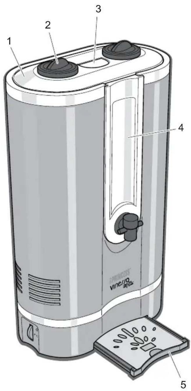 PRINCESS Vinesso Wine Tap & Cooler 282997 - 3