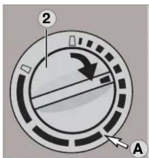 DOMETIC RM 8401 - Setting of cooling compartment temperature - 1