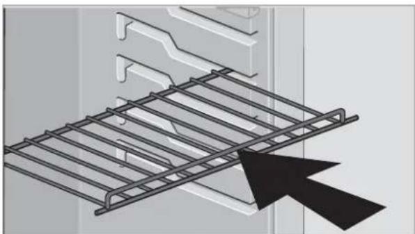 DOMETIC RM 8401 - Positioning the storage racks - 1