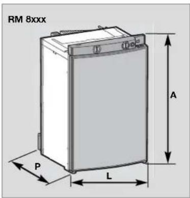 DOMETIC RM 8401 - Dati tecnici - 2