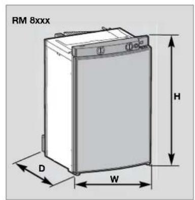 DOMETIC RM 8401 - Technical data - 2