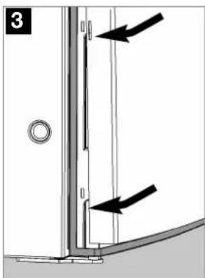 DOMETIC RM 8401 - Decor panel dimensions (frame): - 3