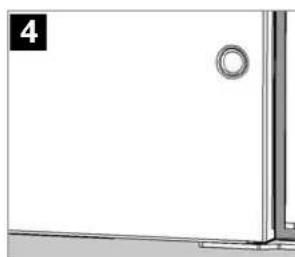 DOMETIC RMS 8405 - Dimensions de la plaque de decoration (avec cadre): - 4