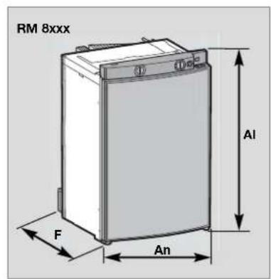 DOMETIC RMS 8405 - Datos tíncicos - 2