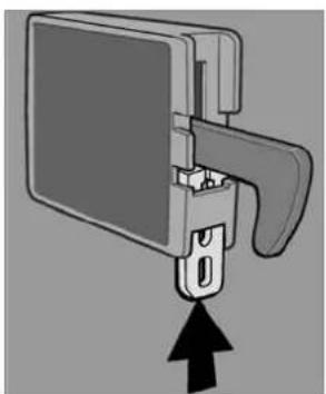 DOMETIC RMS 8405 - Fastening and releasing the door lock hook when parking the vehicle - 1