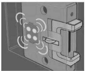 DOMETIC RMD 8551 - Bloccare e allentare il chiavistello della porta quando il veicolo rimane inutilizzato - 2