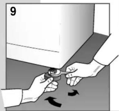 BOMPANI BOCA710E - LEVELLING THE WASHING MACHINE - 2