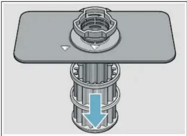 BOSCH SHE3AR75UC - Pour vérifier ou nettoyer le système de filtration : - 2
