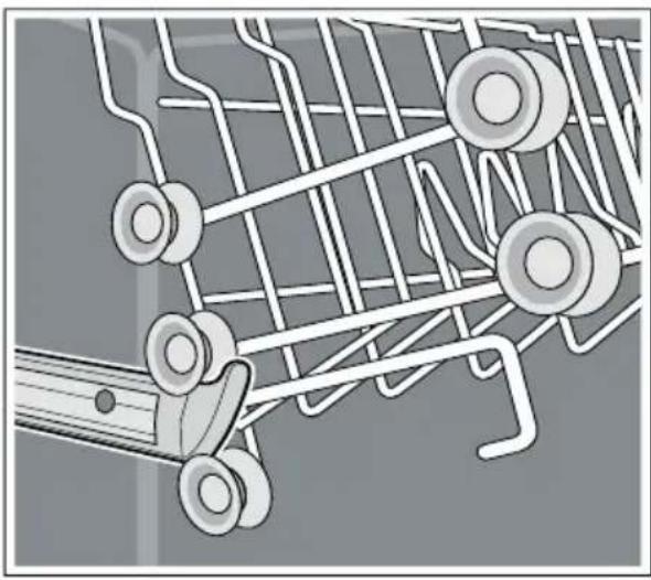 BOSCH SHE3AR75UC - Panier supérieur réglable - 1