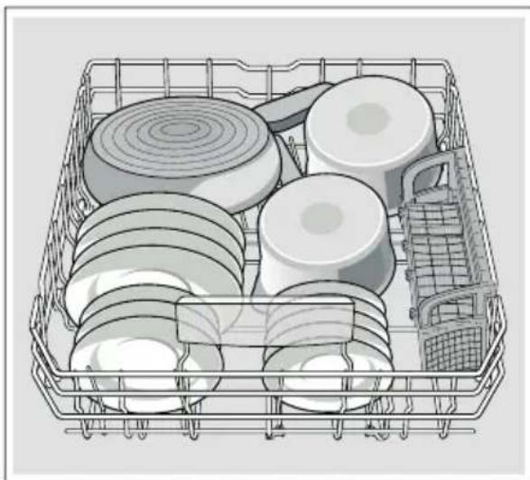 BOSCH SHE3AR75UC - Autre profil de chargement avec chaudrons et casseroles - 1