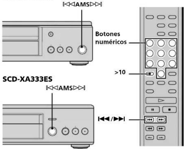 SONY SCDXA777ES - Localización de una pista específica - 1