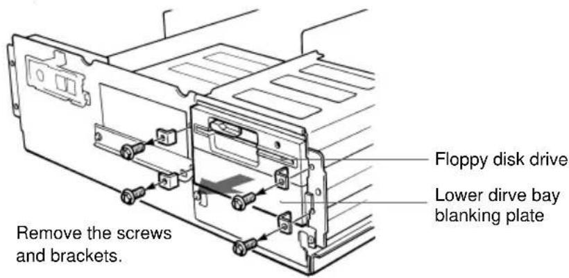 SONY CDU701 - Preparing a Space for the Drive - 1