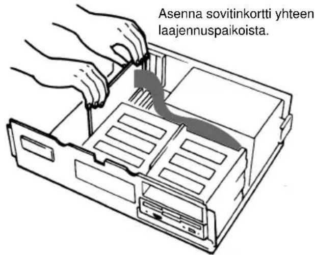 SONY CDU701 - Sovitinkortin asentaminen - 1