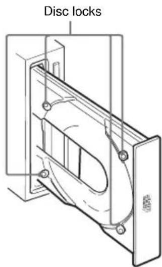 SONY CDU701 - How to Use the Disc Locks - 1