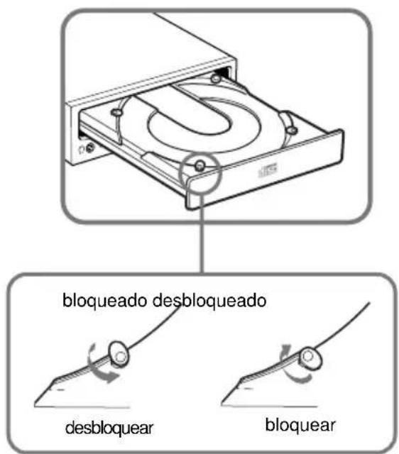SONY CDU701 - ■Bloqueo y desbloqueo - 1