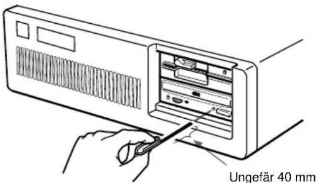 SONY CDU701 - Öppna ladan manuellt iett nödläge - 1