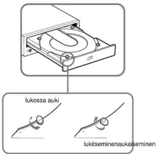 SONY CDU701 - Lukitseminen ja avalancheinen - 1