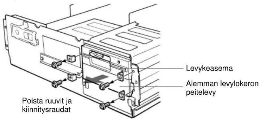 SONY CDU701 - Tilan valmistaminen asemalle - 1