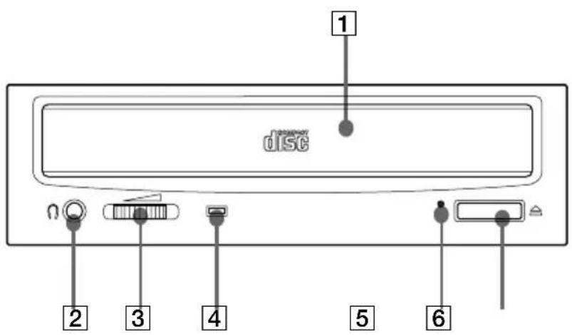 SONY CDU701 - Front Panel - 1