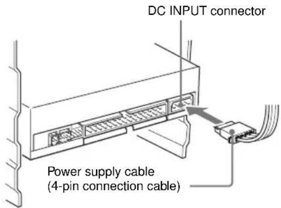 SONY CDU701 - DC INPUT connector - 2