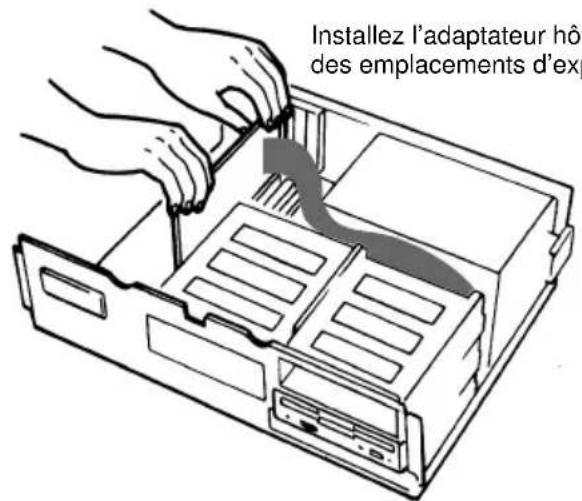 SONY CDU701 - Installation de l'adaptateur hôte - 1