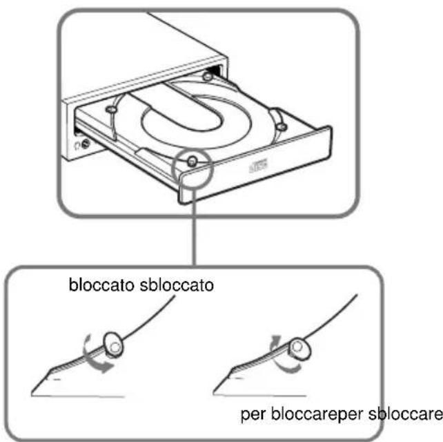 SONY CDU701 - ■Blocco e sblocco - 1
