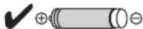 PANASONIC SLSX480 - Använda uppladdningsbara batterier (medföljer ej) Ladda batterierna först! - 1