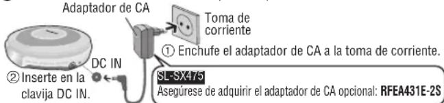 PANASONIC SLSX480 - Utilización de pilas recargables (no incluidas) Cargue las pilas primero - 2
