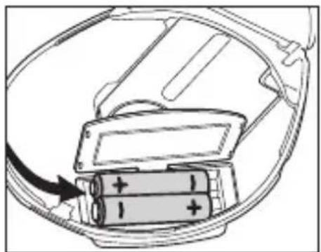 PHILIPS AZ9143 - Indicación de las pilas - 1
