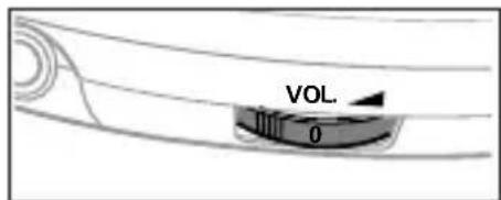 PHILIPS AZ9214 - Réglage du volume - 1