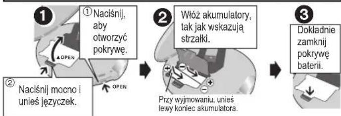 PANASONIC SLSX475 - Należy ładować wyłącznie następujące akumulatory Panasonic Ni-Cd: - 3