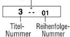 PANASONIC SLSX475 - Wiedergabe von ausgesuchten Titeln (Programmwiedergabe) - 2