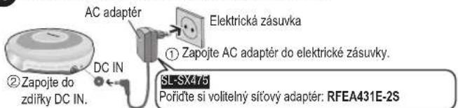 PANASONIC SLSX475 - Nabijte baterie. Před dobíjením vypněte přístroj (↔strana 5). - 1