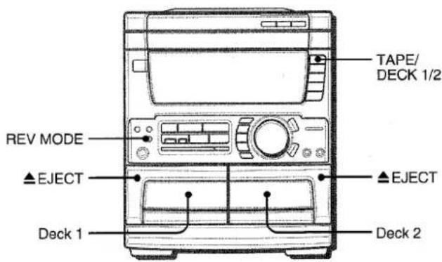 AIWA CXNMT70 - INSERTING TAPES - 1