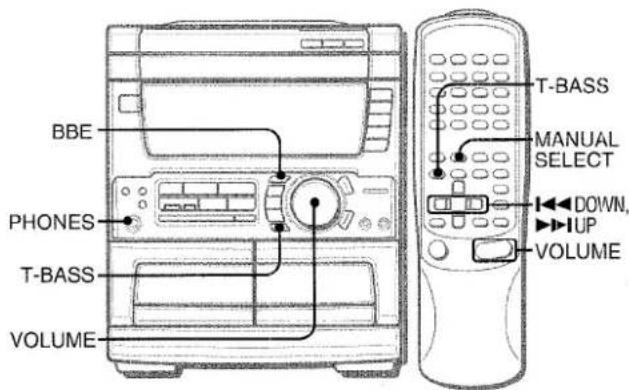 AIWA CXNMT70 - REGLAGES AUDIO - 1