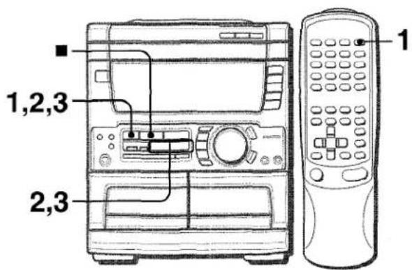 AIWA CXNMT70 - SETTING THE CLOCK - 1