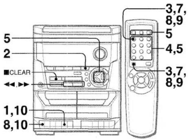 AIWA NSXA111 - GRABACION CON EDICION PROGRAMADA - 1