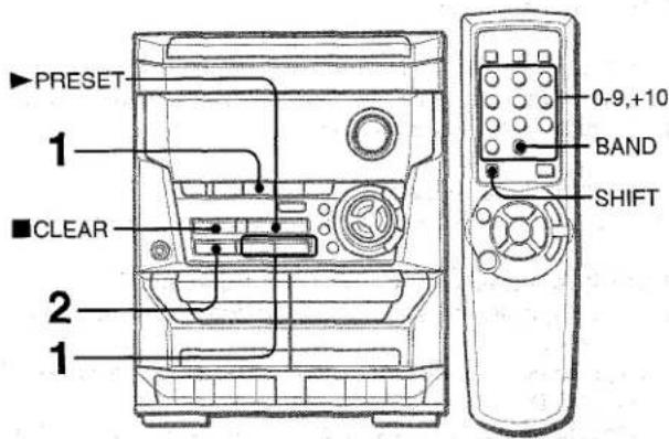 AIWA NSXA111 - PREAJUSTE DE EMISORAS - 1