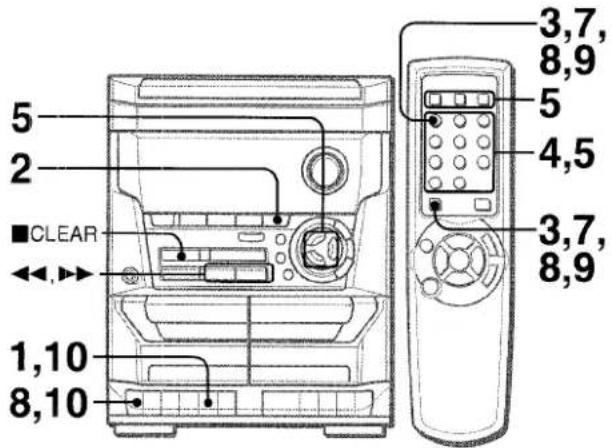 AIWA NSXA111 - PROGRAMMED EDIT RECORDING - 1