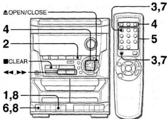 AIWA NSXA111 - ENREGISTREMENT AVEG MONTAGE ET CALCUL DU TEMPS - 1