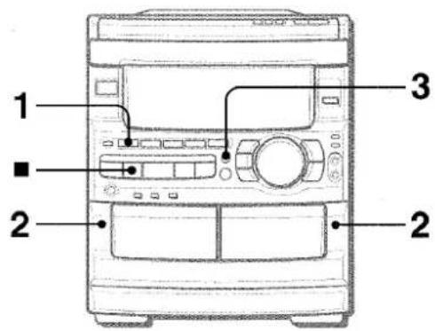 AIWA CXNMT90 - DUPLICATION DE LA TOTALITE D'UNE CASSETTE - 1