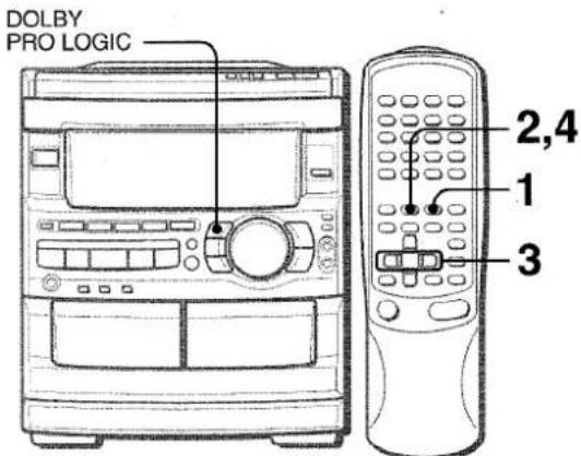AIWA CXNMT90 - REGLAGE DE LA BALANCE DES NIVEAUX DES ENCEINTES - 1