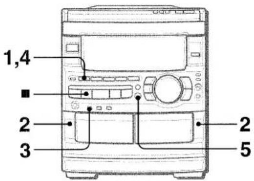 AIWA CXNMT90 - COPIADO MANUAL DE UNA CINTA - 1