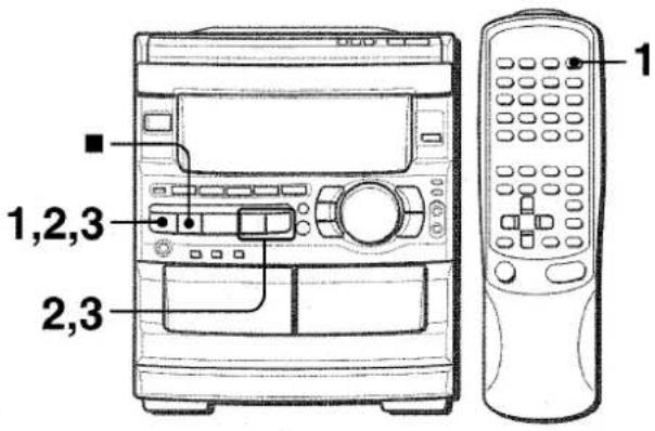 AIWA CXNMT90 - SETTING THE CLOCK - 1