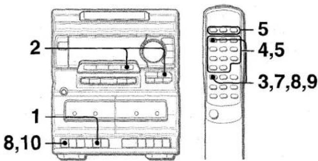 AIWA NSXA10 - ENREGISTREMENT AVEC MONTAGE PROGRAMME - 1