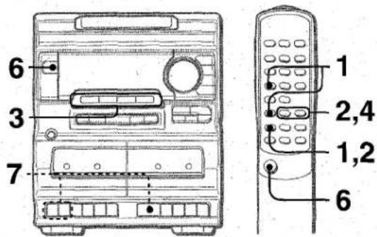 AIWA NSXA10 - SETTING THE TIMER - 1