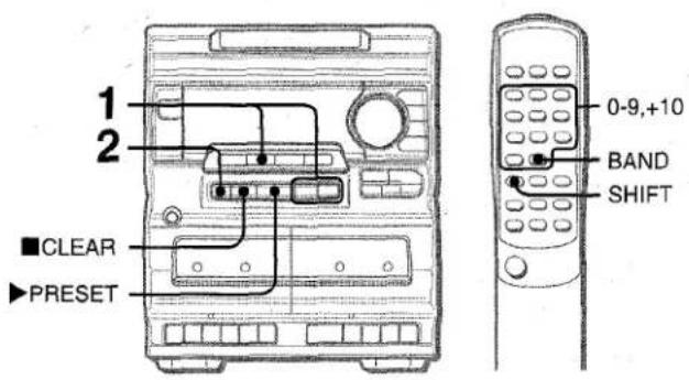 AIWA NSXA10 - PRESETTING STATIONS - 1