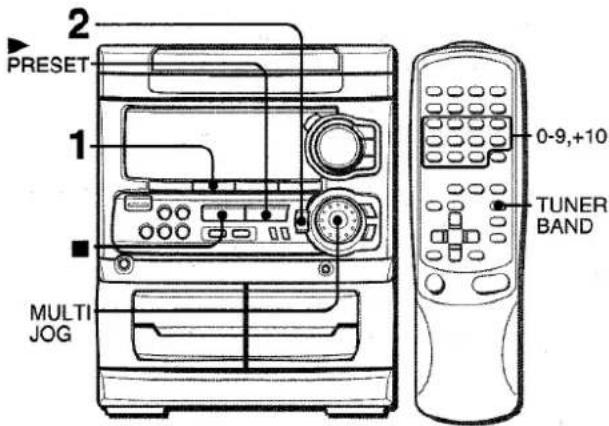AIWA CXNMT320 - PRESETTING STATIONS - 1