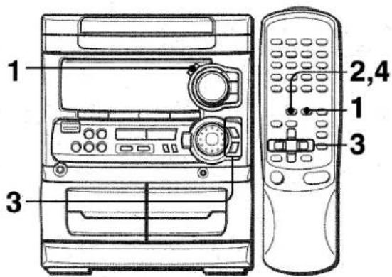 AIWA CXNMT320 - AJUSTE DEL EQUILIBRIO DE SONIDO DE LOS ALTAVOCES - 1