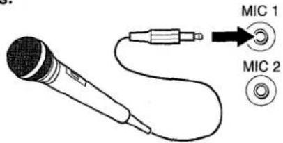 AIWA CXNMT50 - MICROPHONE MIXING - 2